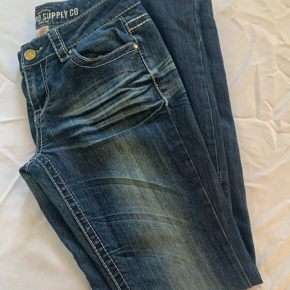 Ladies Jeans Mossimo Supply Boot Cut Size 9 - Picture 1 of 8